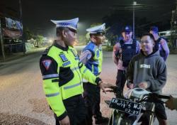 Marak Balap Liar, Polisi Polres Kobar Gencar Patroli Malam Hari