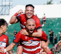 Laskar Sapeh Kerrab Ngamuk! Madura United Bungkam Dewa United 3-1