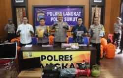 Awal Tahun 2025, Polres Langkat Ungkap 55 Kasus Kriminal dan Amankan 70 Tersangka