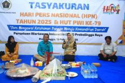 Rayakan HPN 2025, PWI Probolinggo Raya Dapat Pesan Khusus dari Diskominfo