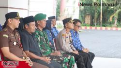 Wakapolres Polman Hadiri Apel Gabungan OPD Pemda, Momentum Akhir Masa Jabatan Pj. Bupati Polman