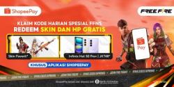 Bisa Dapat Skin Free Fire, Yuk Klaim Kode Redeem FF di ShopeePay Sekarang