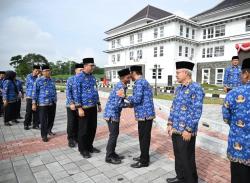 Harapan dan Perpisahan Pj Bupati Kuningan di Upacara Terakhirnya