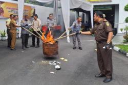 Puluhan Ribu Narkotika Dimusnahkan Kejari Bondowoso