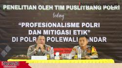 Polres Polman Terima Kunjungan Tim Puslitbang Polri: Profesionalitas Polri dan Mitigasi Etik