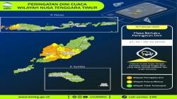 Peringatan Dini Cuaca NTT, Potensi Hujan Lebat hingga Dinihari