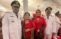 Momen Bersejarah, Presiden Prabowo Lantik Orideko Burdam dan Mansyur Syahdan di Istana Kepresidenan