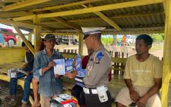 Kesadaran Berlalu Lintas Kurang, Satlantas Polres Bima Terjun Datangi Pangkalan Ojek