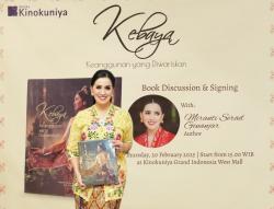 Miranti Serad Ginanjar Bahas 'Kebaya' dalam Diskusi Buku di Kinokuniya