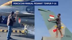 Jet Tempur F-16 Dicuci Manual seperti Mobil, Ini Penjelasan TNI AU