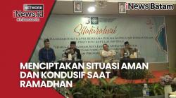 Silaturahmi Dan Diskusi Ormas Islam Se Kepri, Wujudkan Kamtibmas Aman Saat Ramadhan