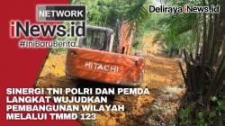 Sinergi TNI Polri dan Pemda Langkat Wujudkan Pembangunan Wilayah Melalui TMMD 123