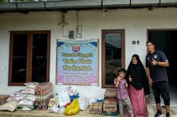 Jelang Ramadhan, IFA Berbagi Sembako untuk Yatim Piatu di Medan Johor