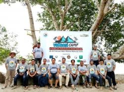 Camping Sambil Edukasi Mitigasi Bencana di Pantai Baru Meana