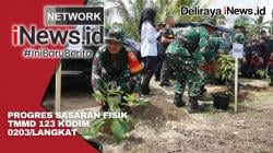 Progres Sasaran Fisik TMMD 123 Kodim 0203/Langkat