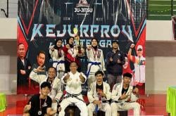 Kontingen Jujitsu Kabupaten Grobogan Juara Umum di Kejurprov Piala Bupati Sukoharjo