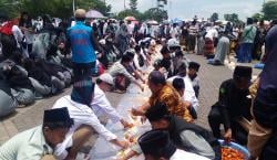 Jelang Ramadan 1446 H, Ribuan Santri Munggahan di Alun-Alun Ciamis