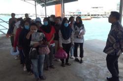 Malaysia Deportasi Ratusan Pekerja Migran Lewat Tanjungpinang