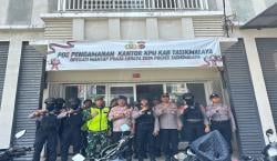 Kantor KPU Kabupaten Tasikmalaya Dijaga Ketat Polisi usai MK Diskualifikasi Cabup Petahana