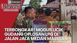 Terbongkar! Modus Licik Gudang Oplosan LPG di Jalan Jala Medan Marelan