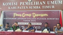 Jaring Masukan dari Ragam Stake Holder, KPU Sumba Timur Gelar FGD Evaluasi Pilkada 2024