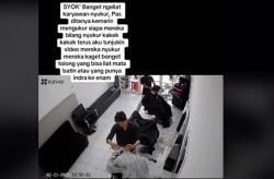 Tukang Cukur Shock! Lihat Hasil Rekaman CCTV Terlihat Potong Rambut Mahluk Gaib di Barbershop