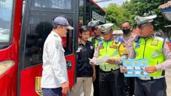 Polisi Gelar Ramp Check Angkutan Umum dan Taksi Online Jelang Ramadan