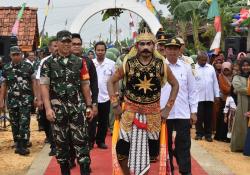 Kodim 0717 Grobogan dan Pemkab Bekerjasama Percepat Pemerataan Pembangunan Lewat KBM TNI