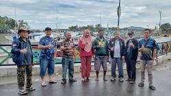 LMP Bangka bersama BRIN Uji Coba Mesin Boat Tenaga Listrik di Nelayan 2 Sungailiat