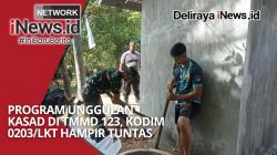 Program Unggulan Kasad di TMMD 123, Kodim 0203/Lkt Hampir Tuntas