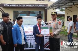 Polres Polman Gelar Baksos Polri Presisi Bersama BEM dan OKP dalam Menyambut Bulan Ramadhan