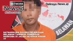 Satnarkoba Polres Pelabuhan Belawan Tangkap Pengedar Narkoba di Jalan Veteran Pasar 10