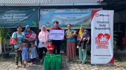 Alfamidi Medan Salurkan Ribuan Telur dalam CSR Protein Cegah Stunting Tahap Empat