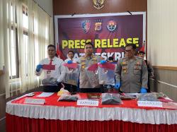 Polres Subulussalam Ringkus 3 Pelaku Pembunuhan