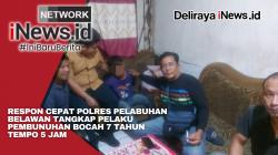 Tempo 5 Jam,  Pelaku Pembunuhan Sadis Bocah 7 Tahun Ditangkap Polres Pelabuhan Belawan