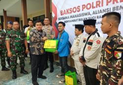 Kapolres Way Kanan bagikan 250 Paket Sembako dari Kapolda Lampung untuk OKP jelang Ramadhan