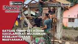 Melawan Panas dan Hujan, Satgas TMMD 123 Kodim 0203/Langkat Wujudkan Kesejahteraan Masyarakat