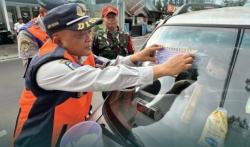 Kerap Bikin Macet, Dishub Kota Cimahi Tindak Puluhan Kendaraan Bermotor