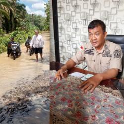 Curah Hujan Tinggi sebabkan Banjir, Kepala BPBD Way Kanan Imbau Masyarakat untuk Waspada