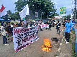 Tiga Tuntutan Aksi Unjuk Rasa Koalisi Organisasi Mahasiswa di Malingping