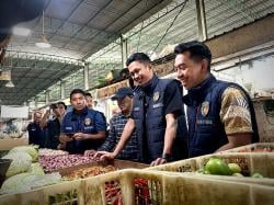 Sidak Polres Gresik: Stok Bahan Pokok Aman, Harga Beras Naik