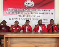 Barisan Merah Putih Dukung Pelaksana PSU di Provinsi Papua