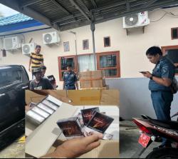 Penertiban Rokok Ilegal di Ampana: Tim Gabungan Sita 7.400 Bungkus Rokok Ilegal