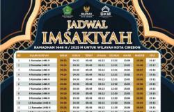 Jadwal Imsakiyah Ramadan 1446 H untuk Wilayah Kota Cirebon