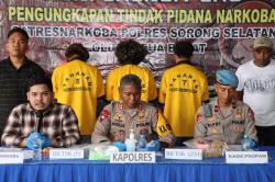 Gempuran Sat Resnarkoba Polres Sorong Selatan, Jaringan Pengedar Sabu di Kota Sorong Runtuh