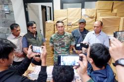 Satgas Gabungan TNI Sita 24 Ribu Bungkus Rokok Ilegal, Lima Orang Berhasil Diamankannkan 