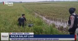 VIDEO – Balap Liar Dibubarkan Tim Gabungan, Pemuda Kocar Kacir