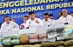 Budi Gunawan Pamer Hasil Kerja Desk Pemberantasan Narkotika yang Sita Barang Bukti Sekitar Rp1 T