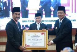 Hadiri Sertijab Bupati Muaro Jambi, Gubernur Al Haris Tekankan Sinkronisasi Program Pembangunan