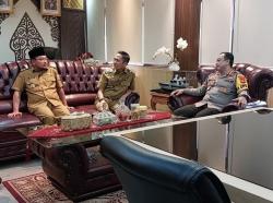 Wako Ratu Dewa dan Wawako Prima Salam Temui Kapolrestabes Palembang, Bahas Persoalan Ini